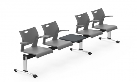 Photo of duet-beam-seating-by-global gallery image 12. Gallery 4. Details at Oburo, your expert in office, medical clinic and classroom furniture in Montreal.