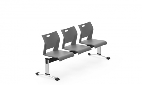 Photo of duet-beam-seating-by-global gallery image 15. Gallery 1. Details at Oburo, your expert in office, medical clinic and classroom furniture in Montreal.