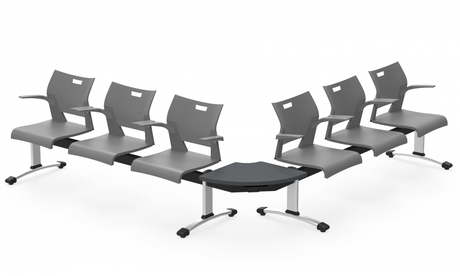 Photo of duet-beam-seating-by-global gallery image 10. Gallery 6. Details at Oburo, your expert in office, medical clinic and classroom furniture in Montreal.